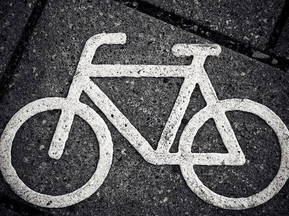 Fietser en ongeval