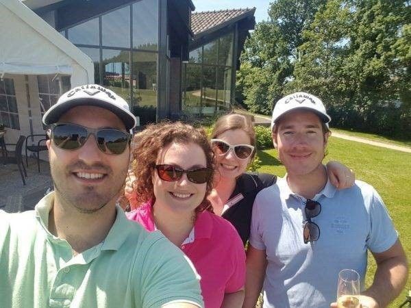 Team van JBL&G bij Voogd en Voogd golftoernooi