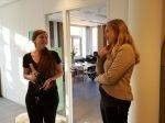 Foto directie JBL&G en Loes Muskee stagiair