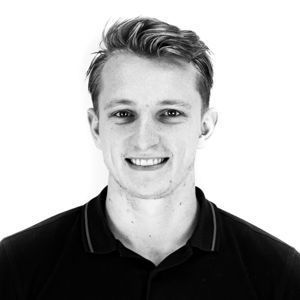 Stagiair Pepijn van Campen.