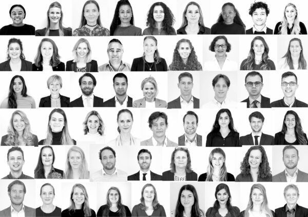 De teamleden van JBL&G: na een decennium is het aantal medewerkers gegroeid naar zestig personeelsleden.