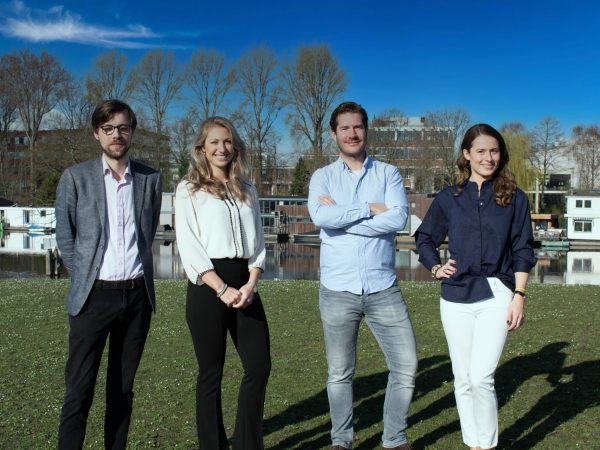 Arbeidsrechtjuristen Maarten Klok, Susanne Schreiber, Frederik Lieben en Irene van der Linden.